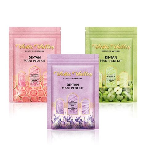 Buy Vedic Valley Certified Natural Detan Manicure & Pedicure Kit with ...