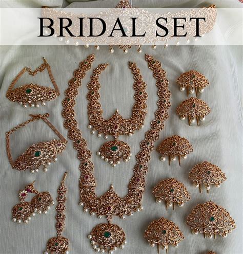 BRIDAL/JEWELLERY COMBO SETS – Daivik.in