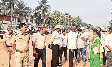 MP Kota Srinivas Poojary inspects NH-169A road work from Karavali ...