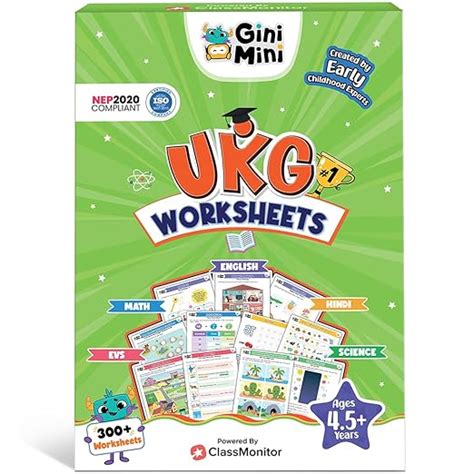 GiniMini 300+ UKG Worksheets for 4 5 6 7 Years, Learning & Writing ...