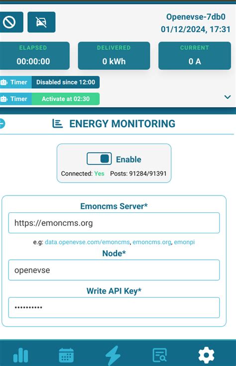 OpenEVSE 的图像结果