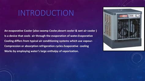 Cooling mechanism In Water Cooler | PPTX