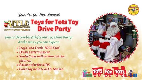 Toys for Tots Toy Drive Party, Apple Chevrolet, Palos Park, 9 December ...