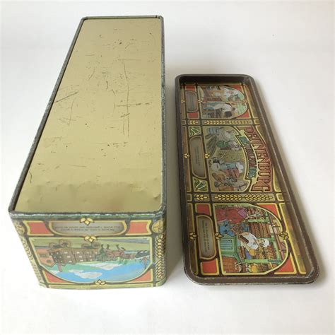 Vintage Blik / Trommel Peijnenburg Ontbijtkoek - Queens Vintage