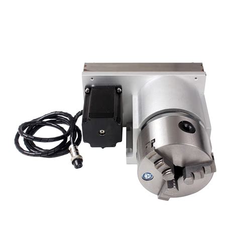 Buy BUBUQD CNC 4th Axis Rotary Table A Axis CNC Router 100MM Chuck ...