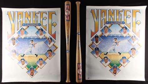 Lot of (4) New York Yankees Memorabilia Items with (2) 25x32 Posters ...
