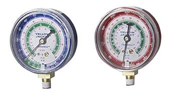 YELLOW JACKET 49001 Gauge Manifold, Red, 0-500 psi : Amazon.in ...