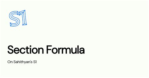 Section Formula Explained 的图像结果