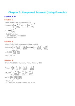 Compound Interest Without Using Formula - ncertbooksolutions Exercise 2 ...