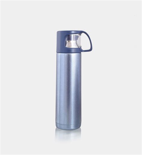 Power Plus Stainless Steel Travel Flask, 500ml (H43BL) : Amazon.in ...