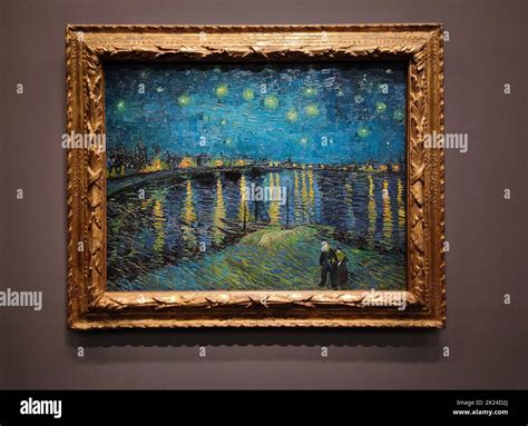 Starry Night Over The Rhone Vincent Van Gogh
