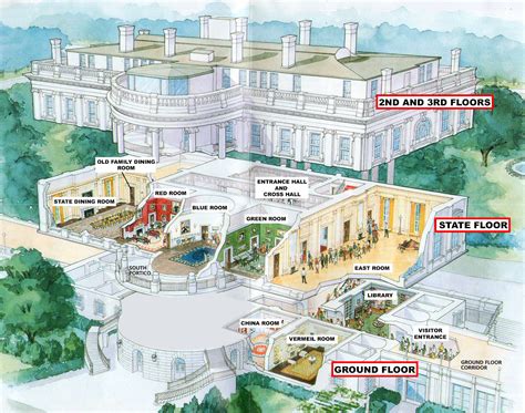 What Is The Floor Plan Of White House Tour | Viewfloor.co