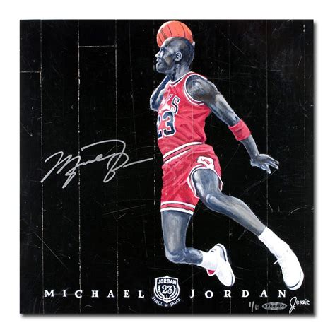 Michael Jordan Signed Poster - Minimalist Poster Store