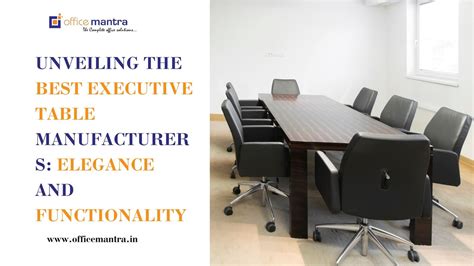 Choosing the Perfect Executive Table Manufacturer: Elevate Your Office ...