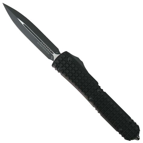Microtech Signature Series Tactical Black Frag Pattern Ultratech OTF ...