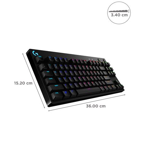 Buy logitech G PRO Wired Gaming Keyboard with RGB Backlit Keys (GX Blue ...