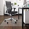 Azadx PVC Chair Mat for Hard Floor, Transparent Computer Chair Floor ...