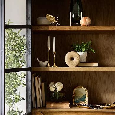 Smoke Round Glass Vase