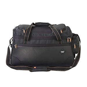 Buy Wildcraft NASH Polyester Black Travel Duffle (12218)-Medium(WxDxH ...