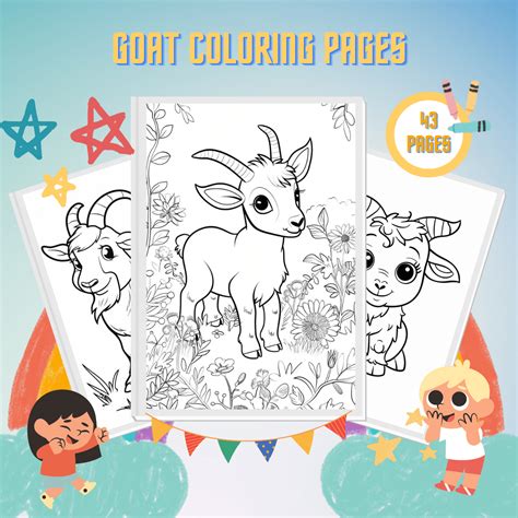 Printable Goat Coloring Pages [2025]
