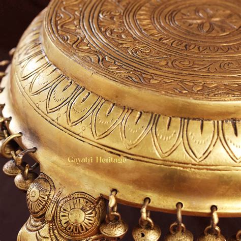 Brass Chowki with Ghungroo – Traditional Elegance & Charm | Gayatri He ...