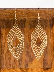 Geometric Decor Drop Earrings | SHEIN USA