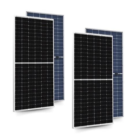 Anchor By Panasonic 550Watt Solar Panel, Non DCR Bifacial Half Cut 144 ...