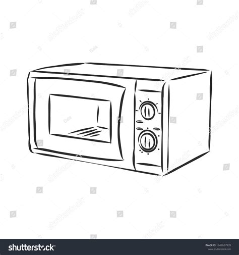 Microwave Ovens Drawing at Christopher Bryant blog