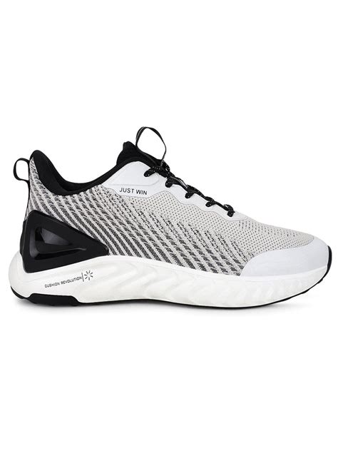 Buy Running Shoes For Men: Garnateoff-Wht-Blk | Campus Shoes