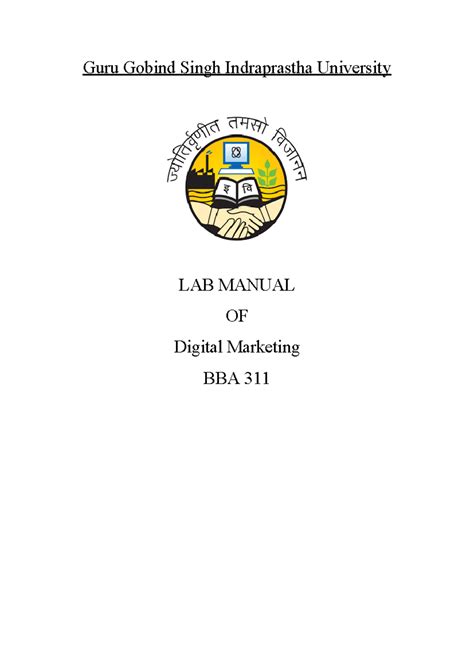 Internship report BBA Digital marketting - Guru Gobind Singh ...