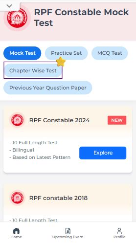 RPF Constable Chapter-Wise Questions and Answers (MCQ Format)