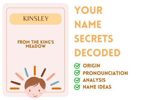 Kinsley - Boy Name Meaning and Pronunciation