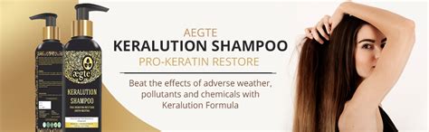Buy Aegte Keralution Hair Shampoo Pro-Keratin Restore (With Biotin) All ...