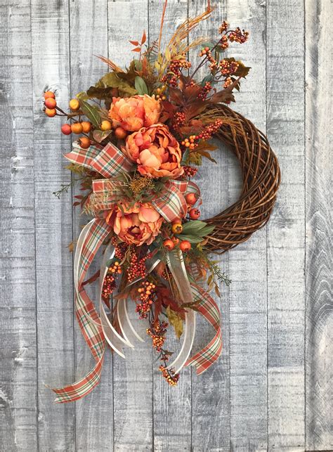 fall wreaths with bows