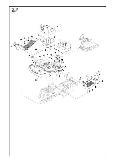 Parts, manuals and support for TS 114 | Husqvarna IN