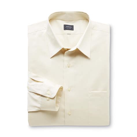 Arrow Men's Regular Fit Point Collar Dress Shirt White Size 16 - 16 1/2