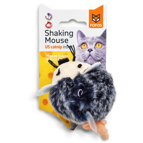 Buy BarkButler x Fofos Pull String & Sound Chip Mouse Electronic Cat ...