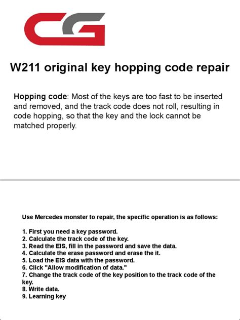 Image result for How to Program W211 Key