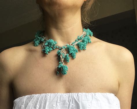crochet necklace
