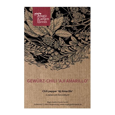 Chili pepper 'Aji Amarillo' (Capsicum baccatum) - approx. 10 seeds