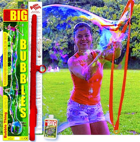 Amazon.com: BUBBLETHING The Original Big Bubbles Wand Blows Bubbles 30 ...