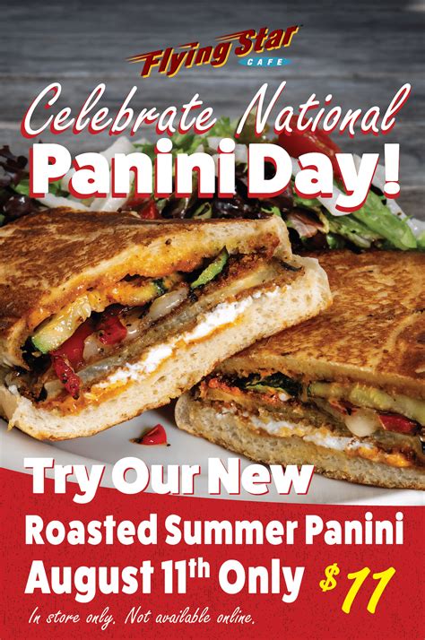 National Panini Day is Today! - Flying Star Cafe