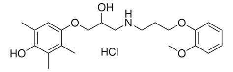 4-(2-HO-3-((3-(2-METHOXYPHENOXY)PR)AMINO)PROPOXY)-2,3,6-TRIMETHYLPHENOL ...