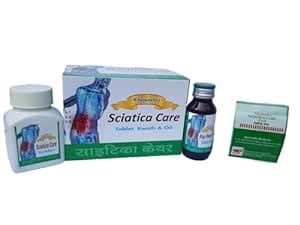 Khajuraho Herbal Sciatica Care Kit for Pain Relief Blood Circulation ...