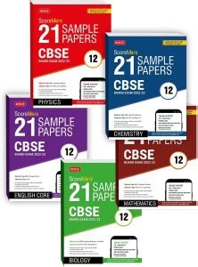MTG CBSE ScoreMore 21 Sample Papers Class 12 Physics, Chemistry ...