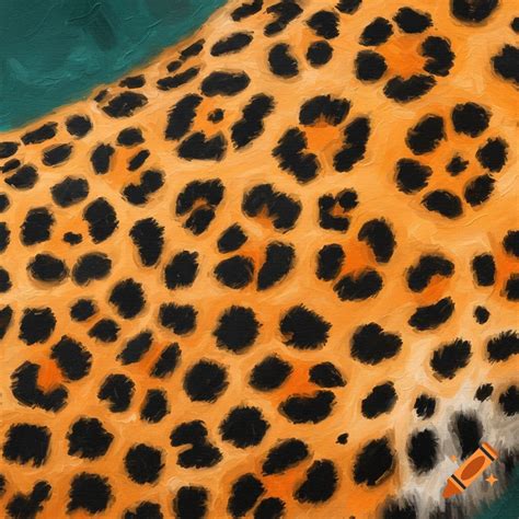 Leopard print pattern on Craiyon