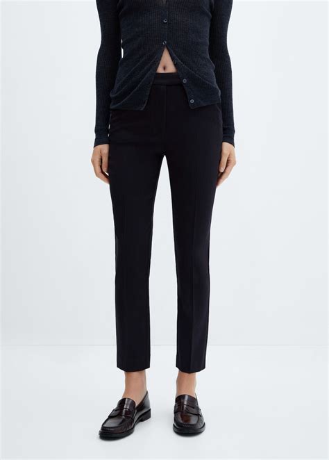 Mid-rise skinny trousers - Women | MANGO China
