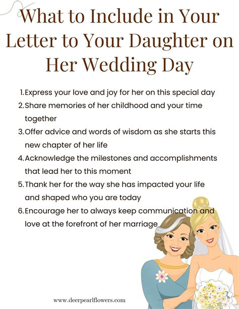 What to write to daughter on wedding day | Honestweddingadvice.com