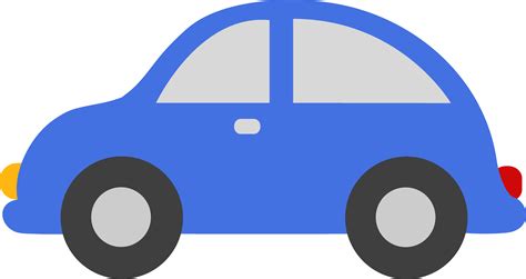 Cute Car Clip Art | Blue Toy Car Clipart - Free Clip Art | Carros ...