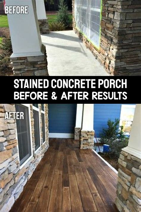 Ugly Concrete Patio and Porch Floor Makeover Ideas, Tips & Before/After ...